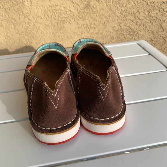 Ariat brown suede and canvas shoes Southwest size 7.5B - Picture 5 of 16